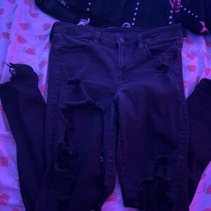 American Age Black Stretch Jeans